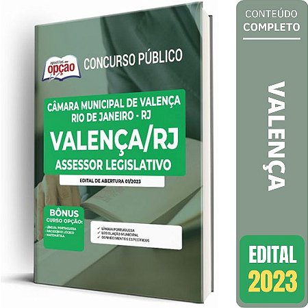 Apostila Câmara de Valença RJ - Assessor Legislativo
