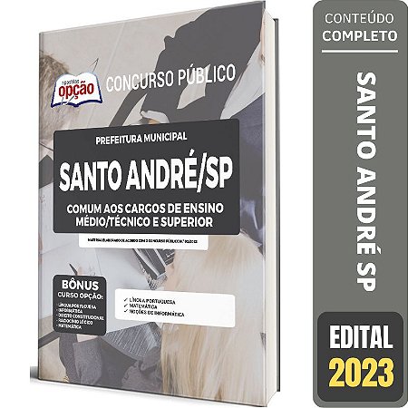 Apostila Santo André SP Cargos Ensino Médio Técnico Superior