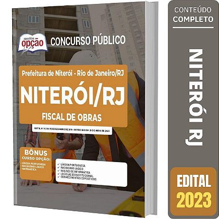 Apostila Prefeitura de Niterói RJ - Fiscal de Obras
