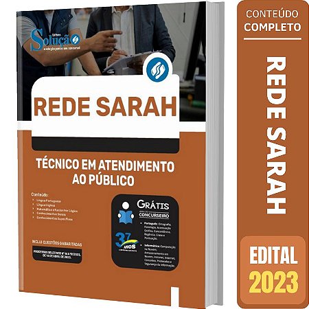 Apostila Rede SARAH - Técnico em Atendimento ao Público
