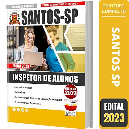 Apostila Prefeitura Santos SP - Inspetor de Alunos