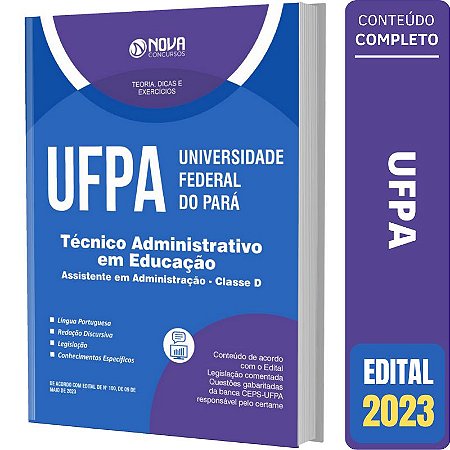 Apostila UFPA - Assistente em Administração - Classe D