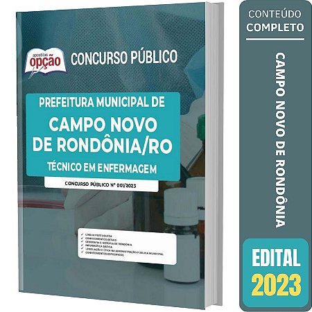 Apostila Campo Novo de Rondônia RO - Técnico em Enfermagem
