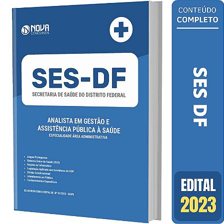 Apostila SES DF - Analista em Gestão Área Administrativa