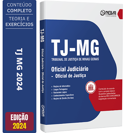 Apostila TJ MG - Oficial Judiciário - OFICIAL DE JUSTIÇA