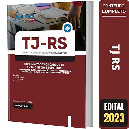 Apostila TJ RS - Comum Cargos de Ensino Médio e Superior