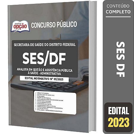 Apostila SES DF - Analista em Gestão - Administrativa