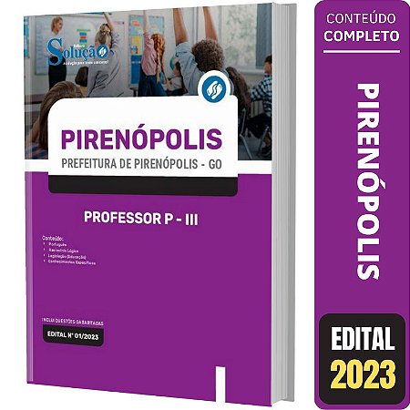 Apostila Prefeitura de Pirenópolis GO - Professor P-3