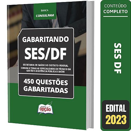 Caderno Testes SES DF - Comum Técnico em Gestão