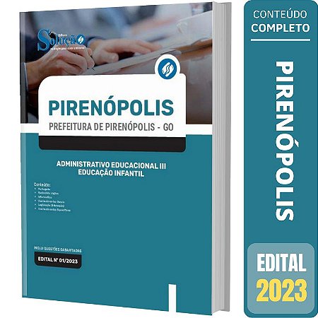 Apostila Concurso Pirenópolis GO - Educação Infantil