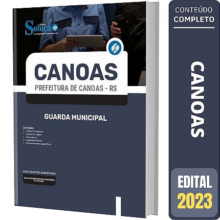 Apostila Prefeitura Canoas RS - Guarda Municipal