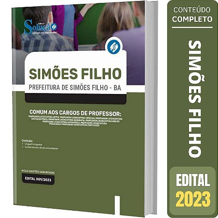 Apostila Simões Filho BA - Comum aos Cargos de Professor