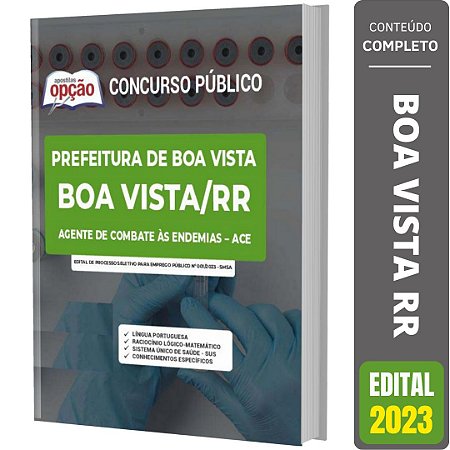 Apostila Boa Vista RR - Agente de Combate às Endemias - ACE