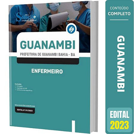 Apostila Prefeitura de Guanambi BA - Enfermeiro