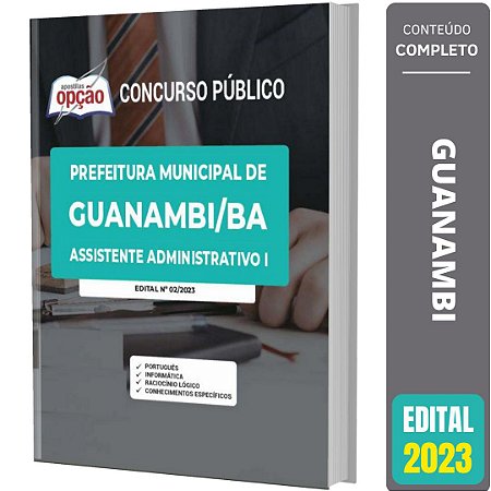 Apostila Prefeitura Guanambi - Assistente Administrativo 1