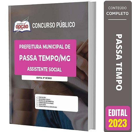 Apostila Concurso Passa Tempo MG - Assistente Social