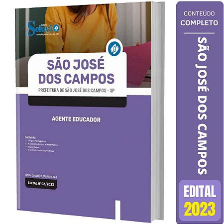 Apostila Concurso São José dos Campos SP - Agente Educador