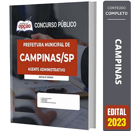 Apostila Concurso Campinas SP - Agente Administrativo
