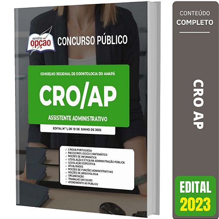 Apostila Concurso CRO AP - Assistente Administrativo