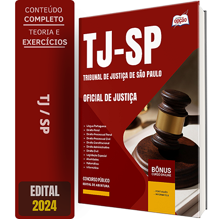 Apostila TJ SP 2024 - Oficial de Justiça