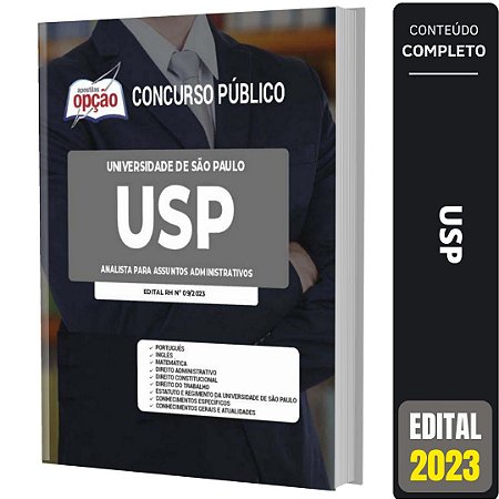 Apostila USP 2023 - Analista para Assuntos Administrativos