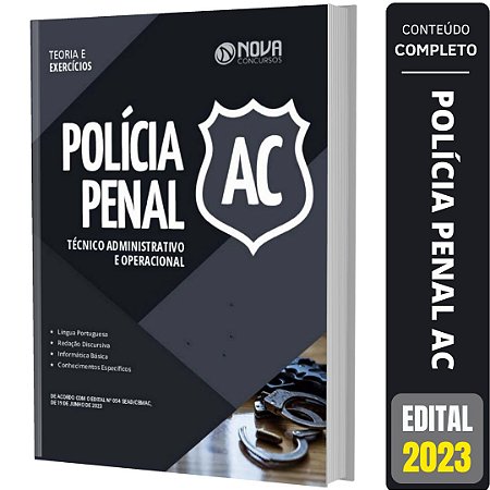 Apostila Técnico Polícia Penal AC - Administrativo