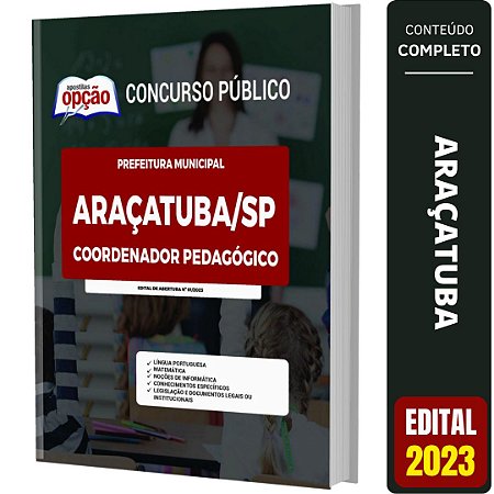 Apostila Prefeitura Araçatuba SP - Coordenador Pedagógico