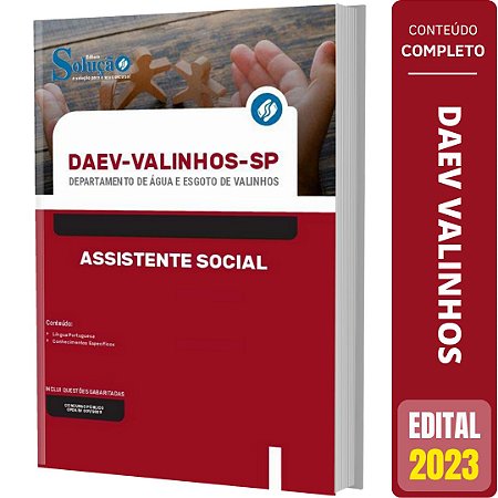 Apostila DAEV Valinhos SP - Assistente Social