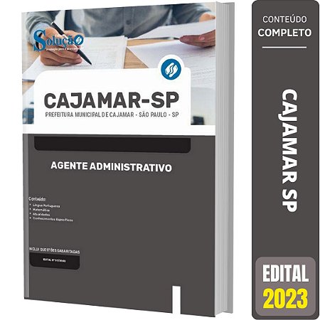 Apostila Concurso Cajamar SP - Agente Administrativo