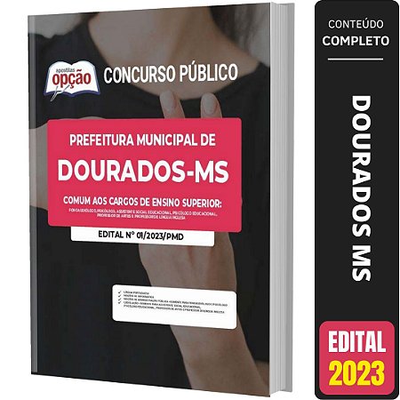 Apostila Dourados MS -  Comum Cargos de Ensino Superior