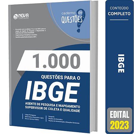Questões Gabaritadas IBGE - Agente de Pesquisa e Mapeamento