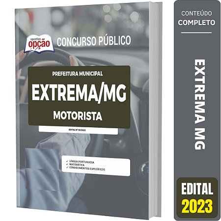 Apostila Concurso Extrema MG 2023 - Motorista