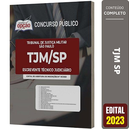 Apostila TJM SP 2023 - Escrevente Técnico Judiciário