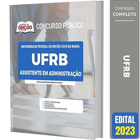 Apostila UFRB BA 2023 - Assistente em Administração