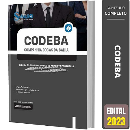Apostila CODEBA 2023 - Comum às Especialidades de Analista Portuário
