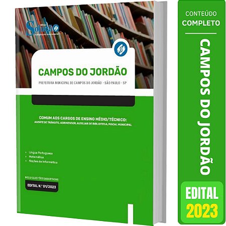 Apostila Campos do Jordão SP - Cargos de Ensino Médio Técnico