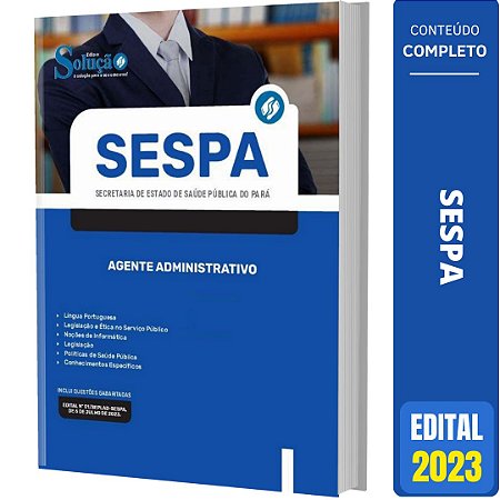 Apostila SESPA 2023 - Agente Administrativo