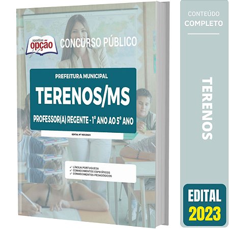 Apostila Terenos MS - Professor(a) Regente - 1º ao 5º Ano