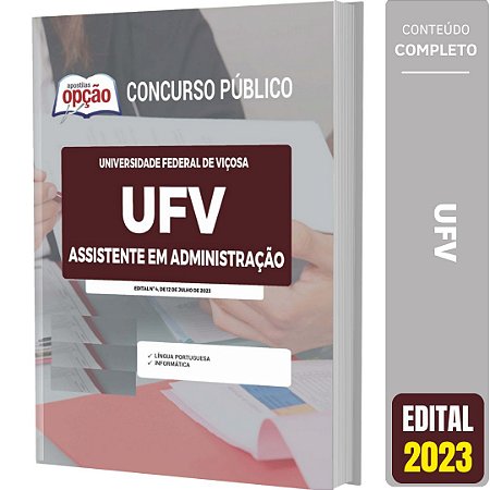 Apostila Concurso UFV 2023 - Assistente em Administração