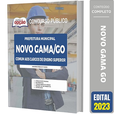Apostila Prefeitura Novo Gama GO - Cargos de Ensino Superior