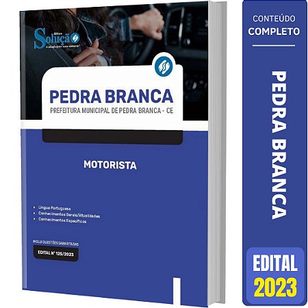 Apostila Prefeitura de Pedra Branca CE 2023 - Motorista
