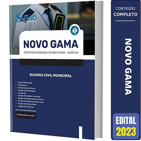 Apostila Prefeitura de Novo Gama GO 2023 - Guarda Civil Municipal