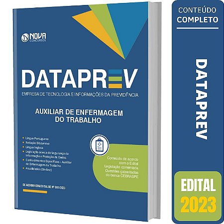 Apostila DATAPREV 2023 - Auxiliar de Enfermagem do Trabalho