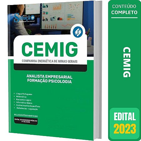 Apostila Concurso CEMIG 2023 - Analista Empresarial - Psicologia