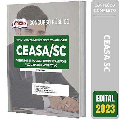 Apostila Concurso CEASA SC 2023 - Auxiliar Administrativo