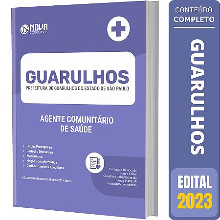 Apostila Concurso Guarulhos SP 2023 - Agente Comunitário de Saúde