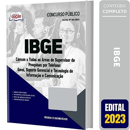 Apostila IBGE 2023 - Comum Supervisor de Pesquisas por Telefone