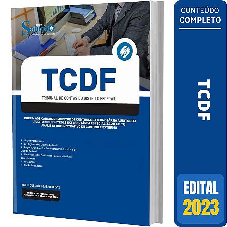 Apostila TCDF 2023 - Comum Auditor e Analista Administrativo