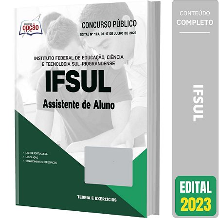 Apostila Concurso IFSul 2023 - Assistente de Alunos