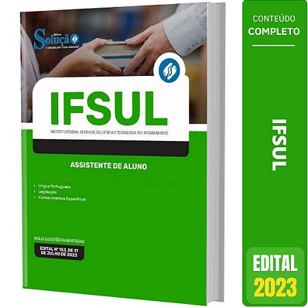 Apostila IFSul 2023 - Assistente de Aluno